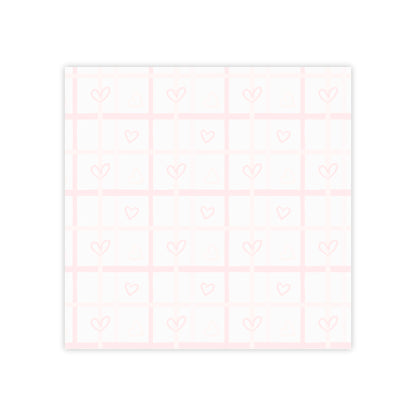 Heart Pattern Post-it® Note Pads