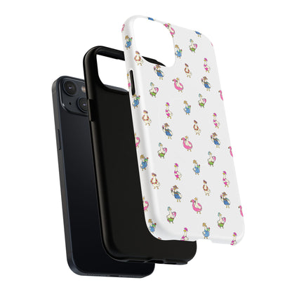 Cute Goose Summer Pattern Tough Magnetic Case