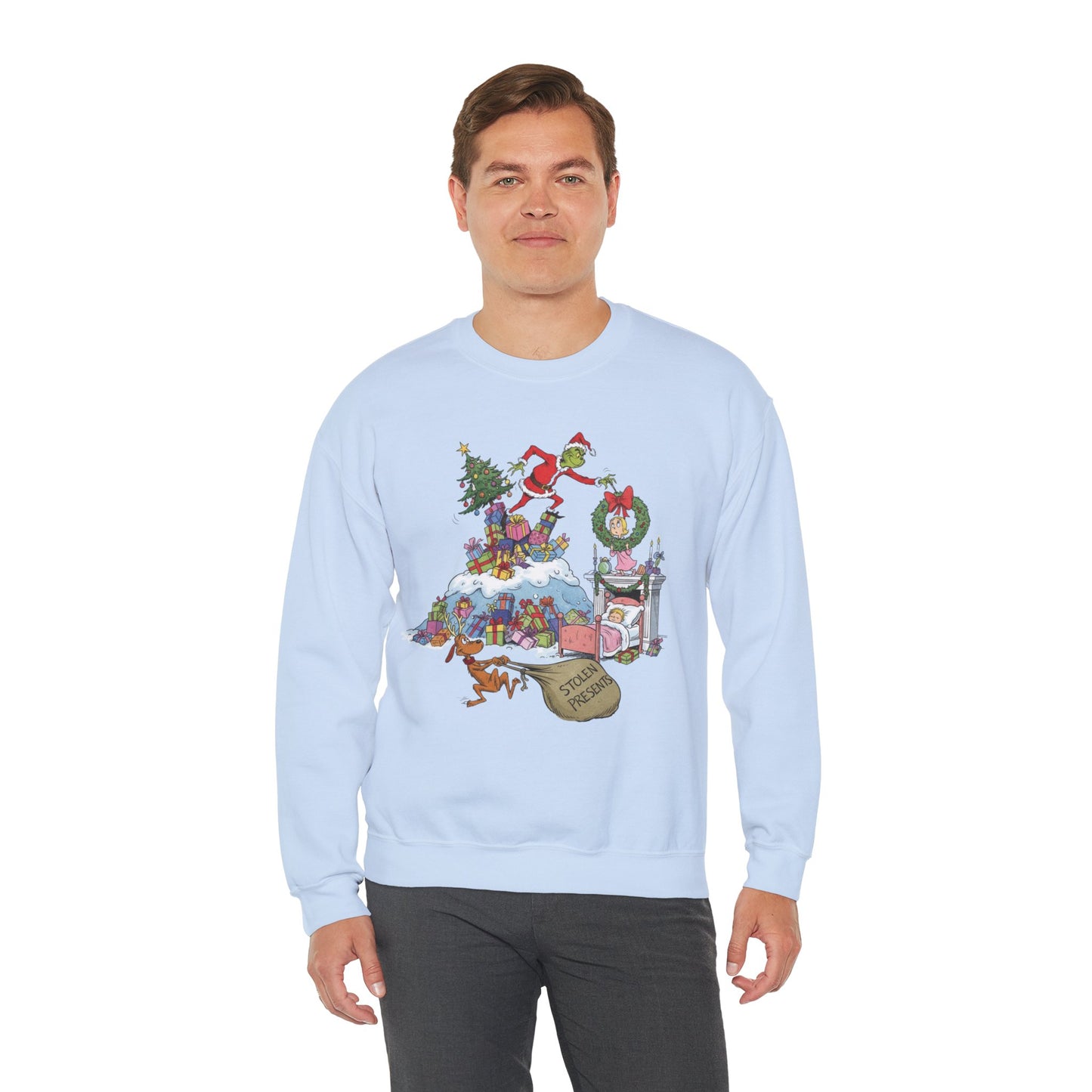 Grinch Presents Unisex Heavy Blend™ Crewneck Sweatshirt