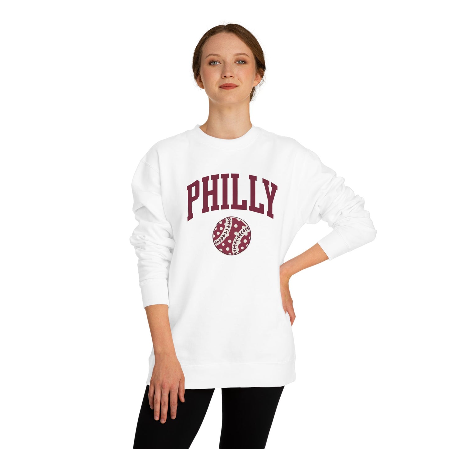 PHILLY Baseball Crew Neck Sweatshirt