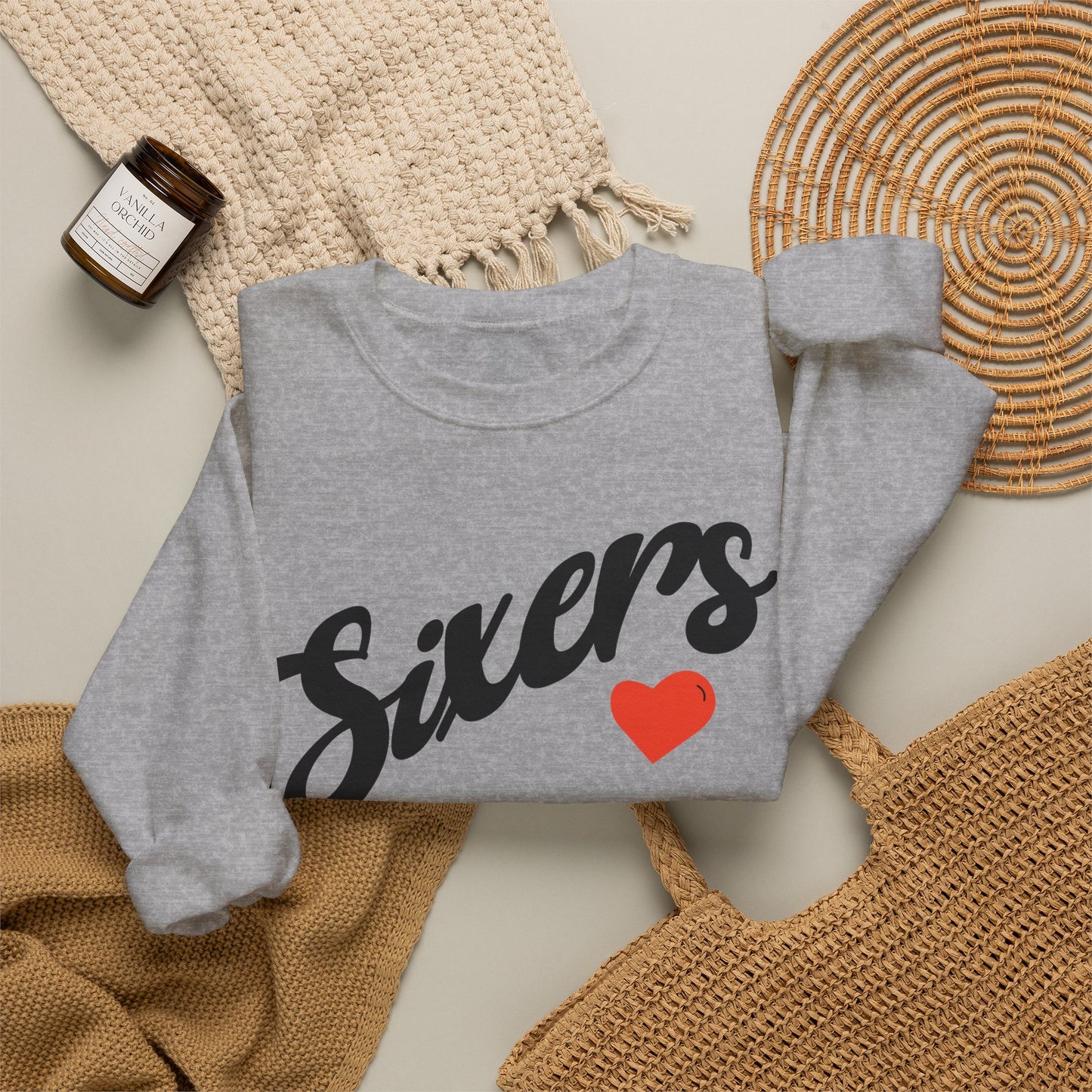 Sixers Heart Sweatshirt