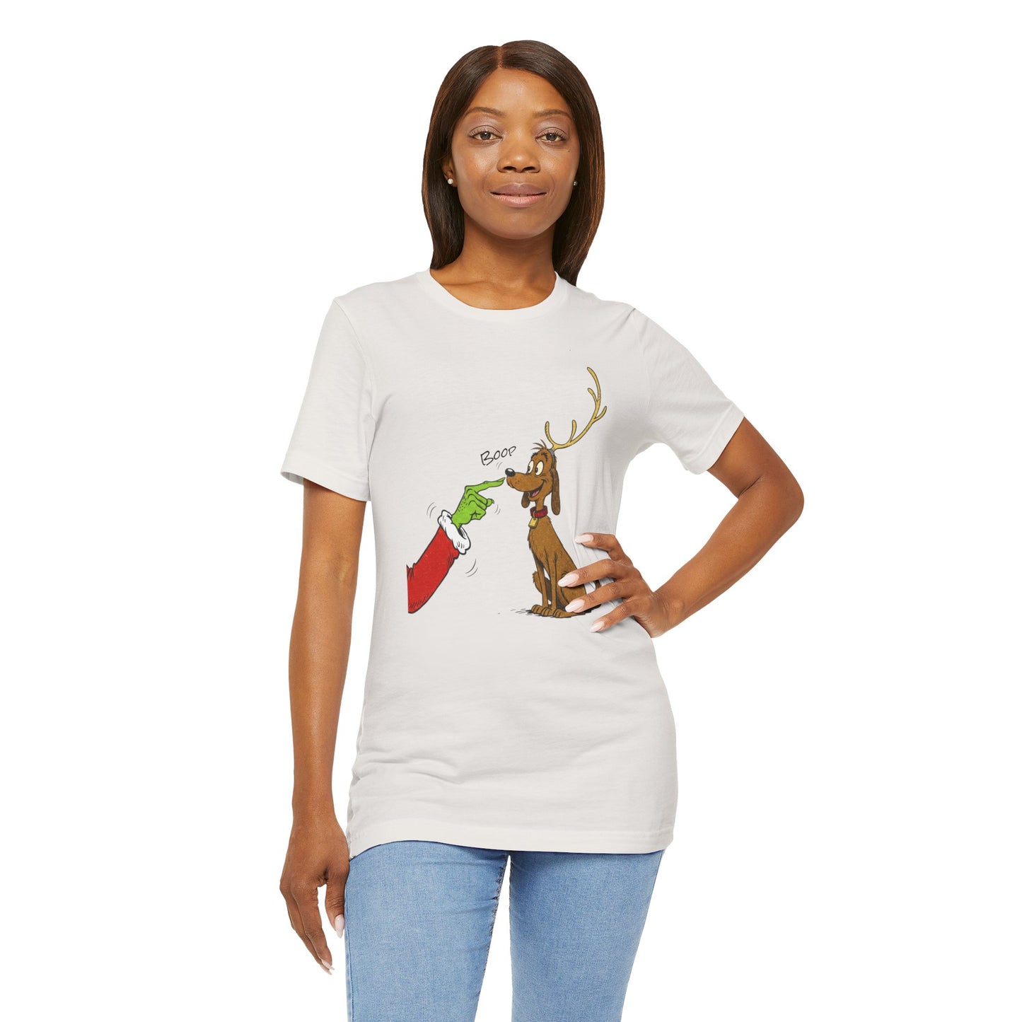 Grinch Boop Unisex Jersey Short Sleeve Tee