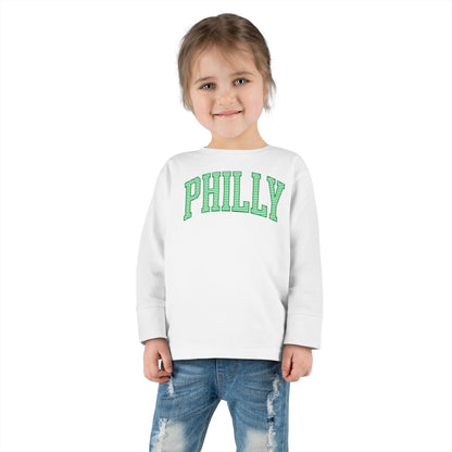 PHILLY Seersucker Toddler Long Sleeve Tee