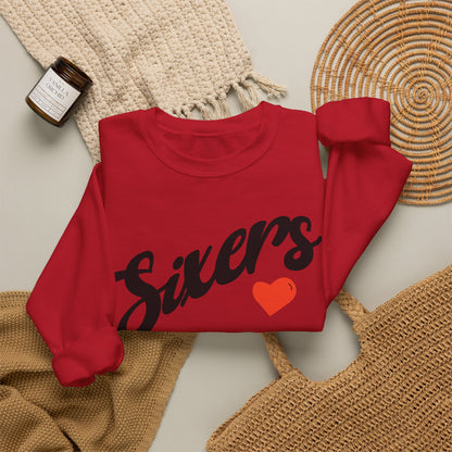 Sixers Heart Sweatshirt