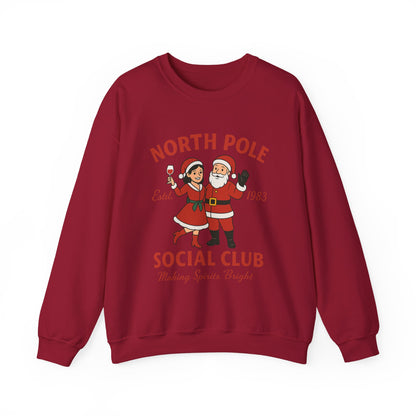Santa Social Sweatshirt