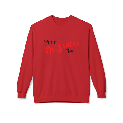 Unisex Santa's Beer Tab Midweight Crewneck Sweatshirt