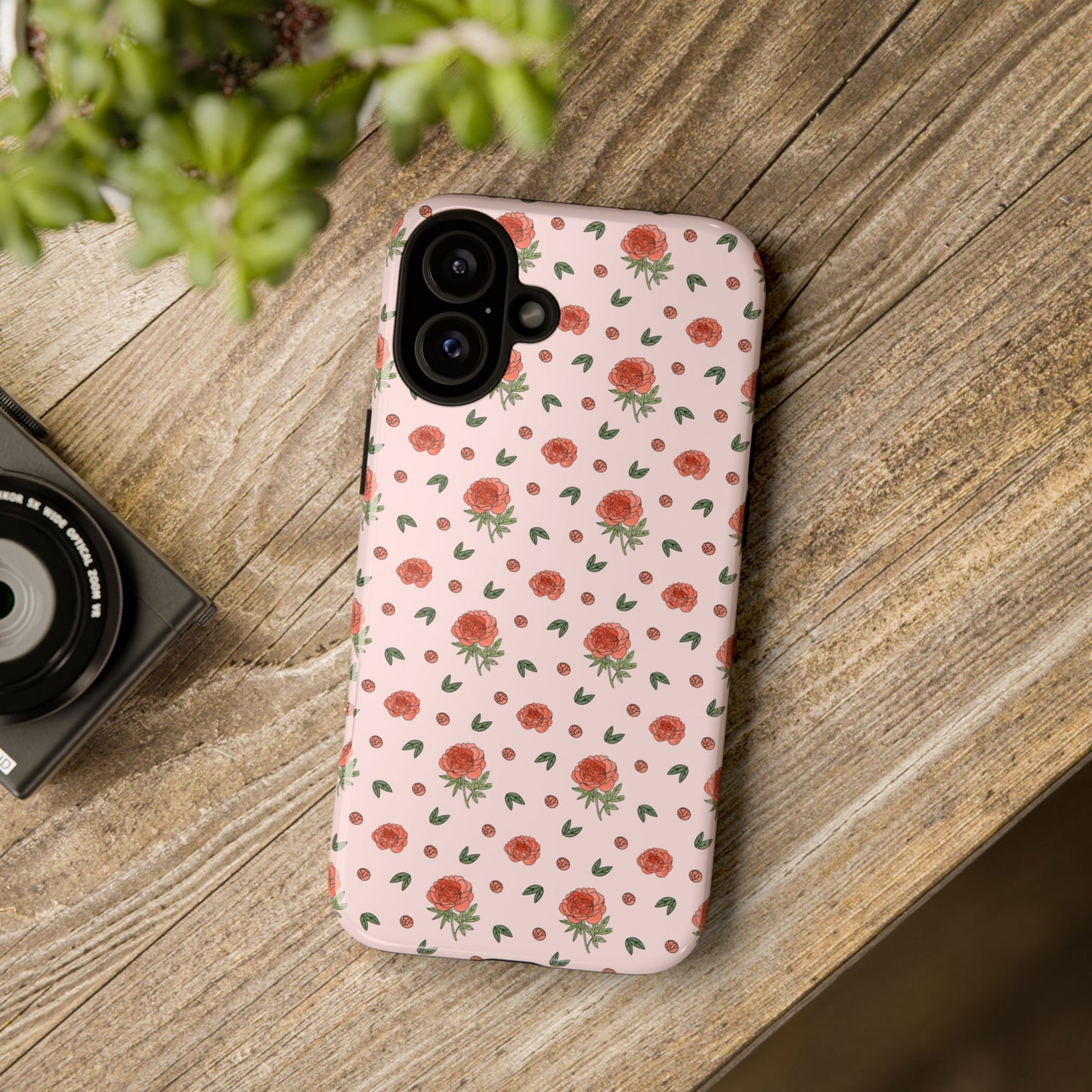 Peony Collage Phone Case