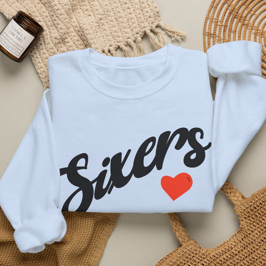 Sixers Heart Sweatshirt