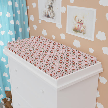 Peony Baby Changing Pad Cover