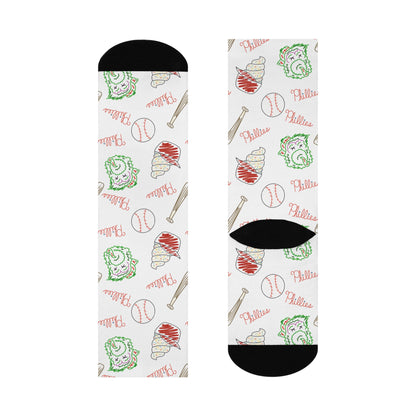 Phillies Cushioned Crew Socks