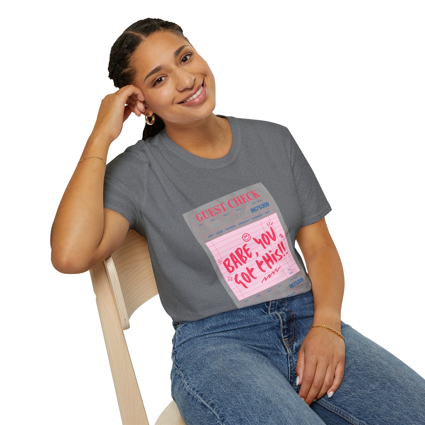 You Got This Babe Diner Check T-Shirt