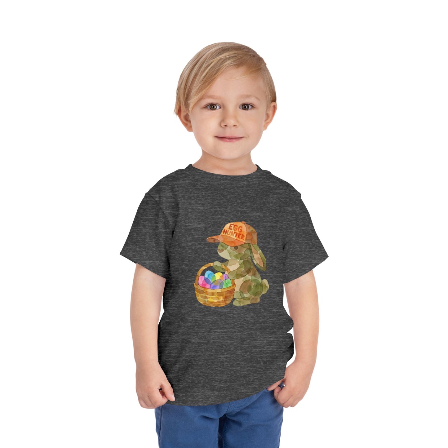 Camo Easter Bunny "Egg Hunter" Toddler Tee