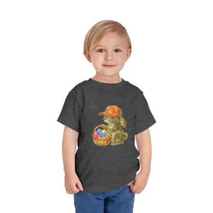 Camo Easter Bunny "Egg Hunter" Toddler Tee