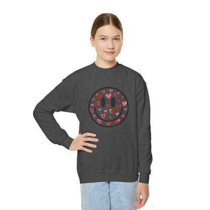 Heart Graffiti Youth Sweatshirt