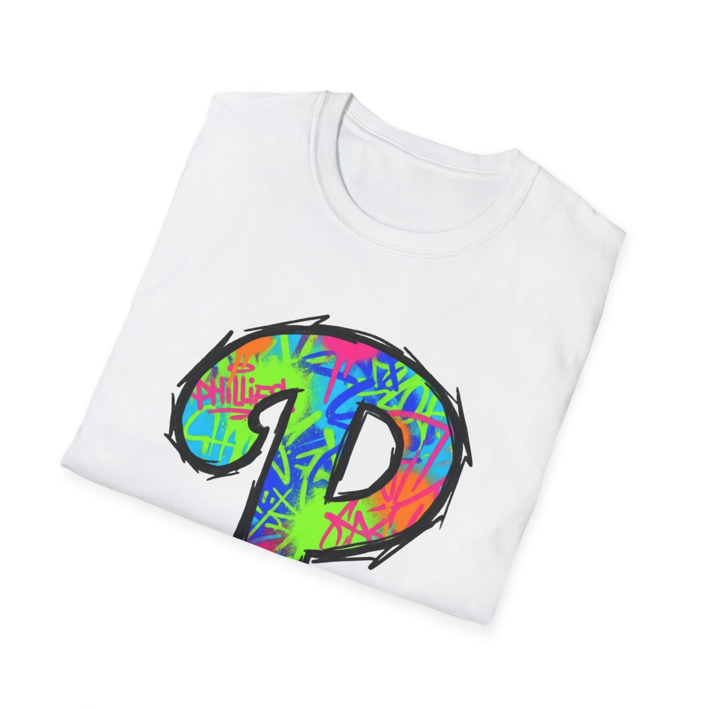 80s Funky 'P' Retro T-Shirt