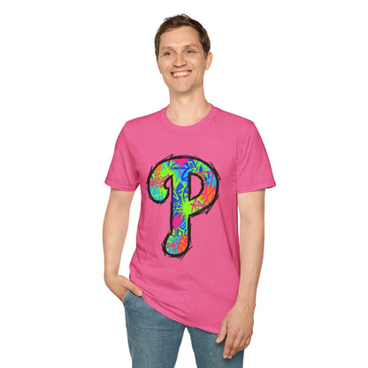 80s Funky 'P' Retro T-Shirt