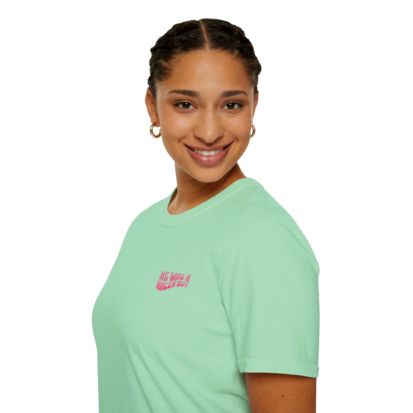 Racer Boy Pink T-Shirt