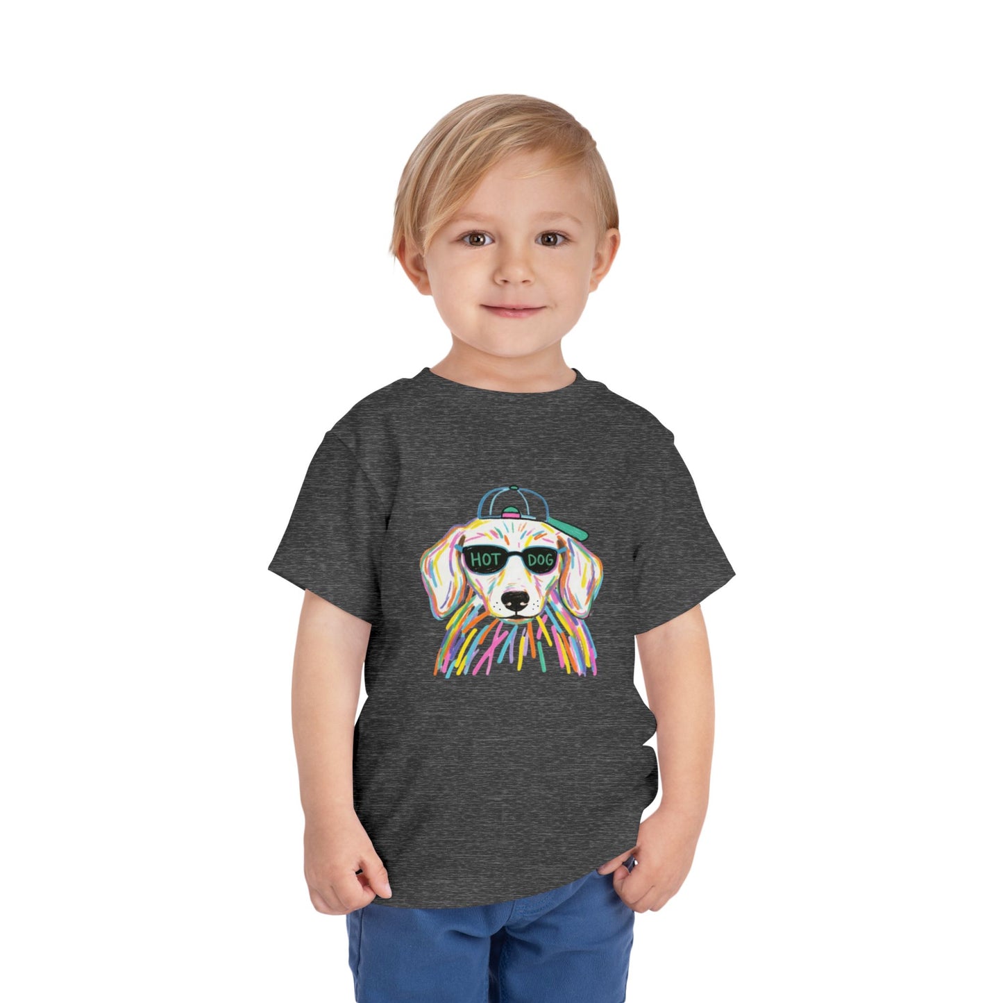 Hot Dog Toddler Short Sleeve Tee
