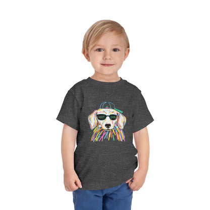 Hot Dog Toddler Short Sleeve Tee