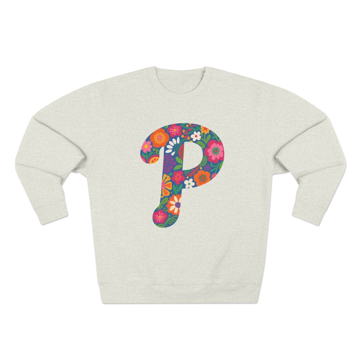 Floral  P Crewneck Sweatshirt