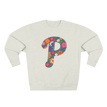 Floral  P Crewneck Sweatshirt