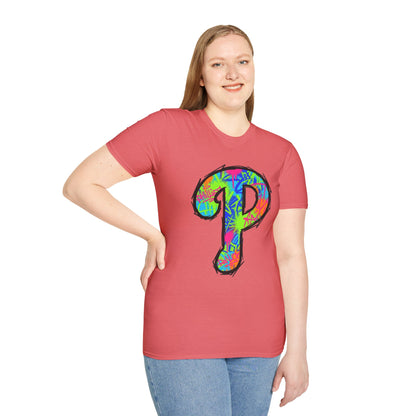 80s Funky 'P' Retro T-Shirt