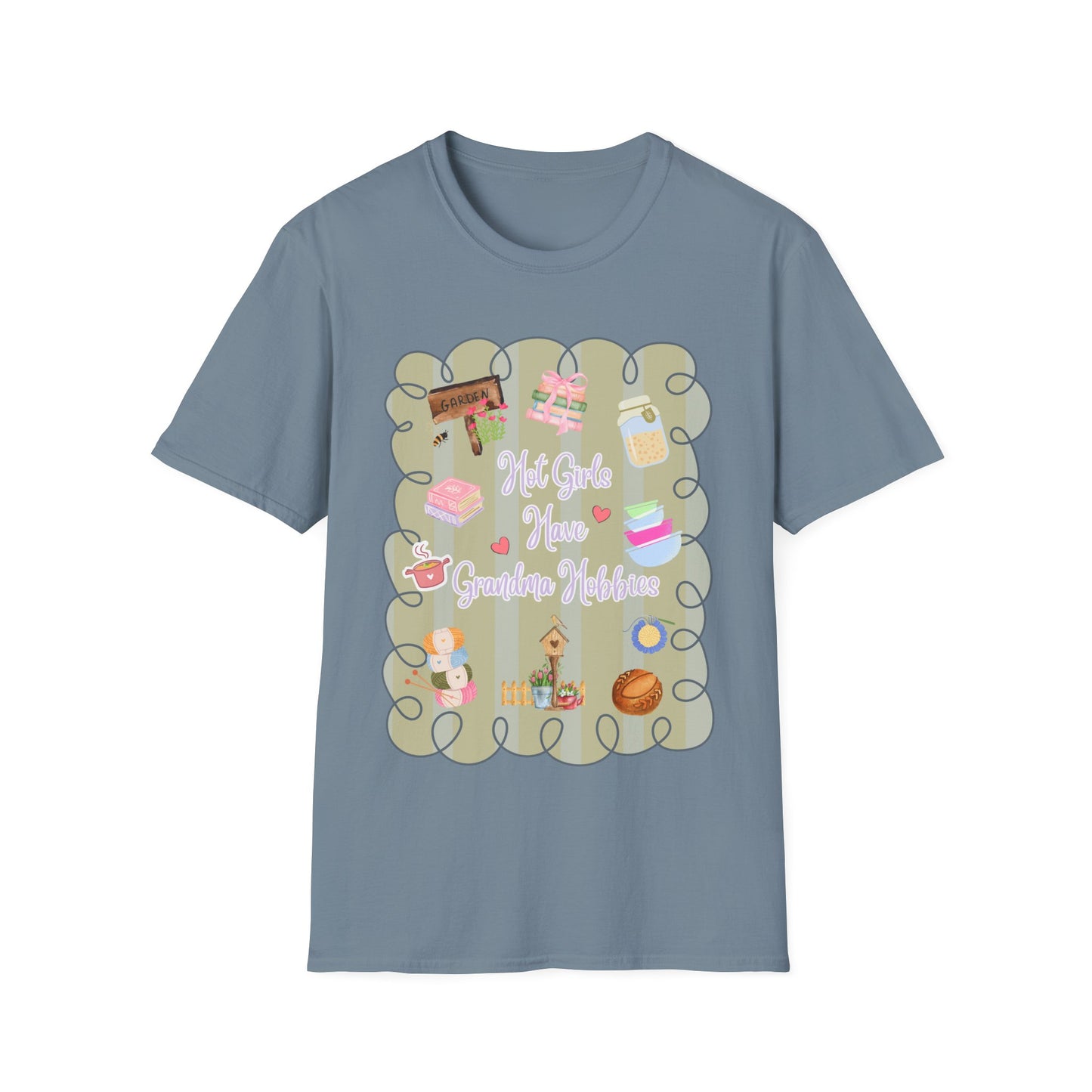 Hot Girls Grandma Hobbies T-Shirt
