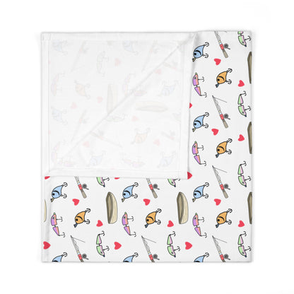 Fishing Lure Baby Swaddle Blanket