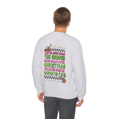 Grinch Crewneck Sweatshirt