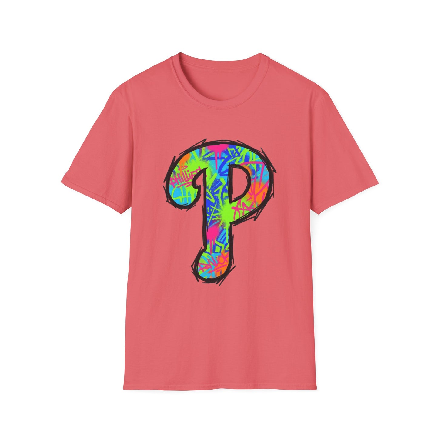 80s Funky 'P' Retro T-Shirt