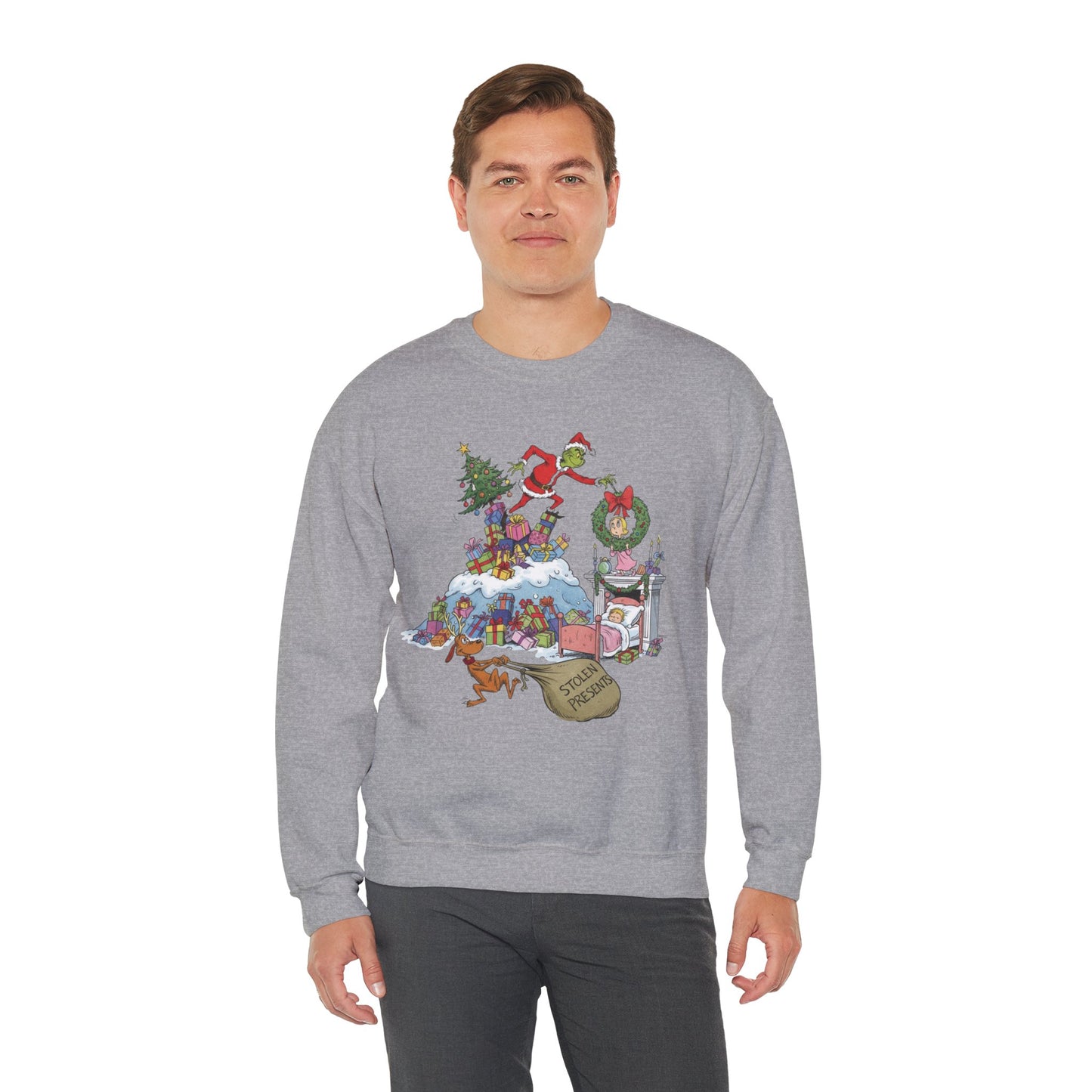 Grinch Presents Unisex Heavy Blend™ Crewneck Sweatshirt