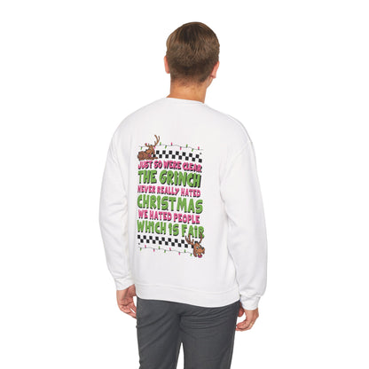 Grinch Crewneck Sweatshirt