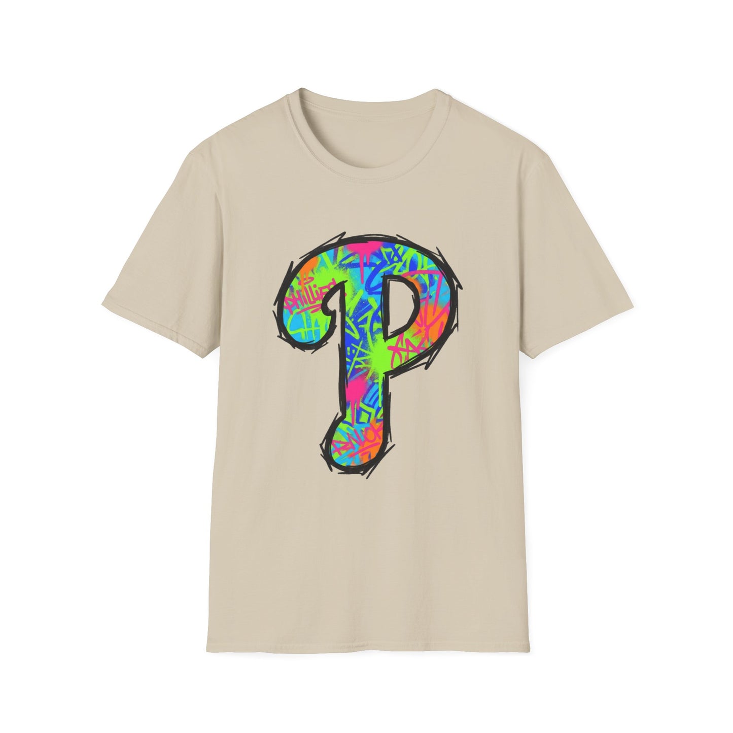 80s Funky 'P' Retro T-Shirt