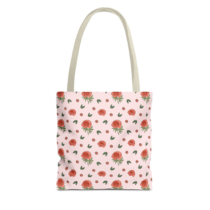 Peony Print Tote Bag