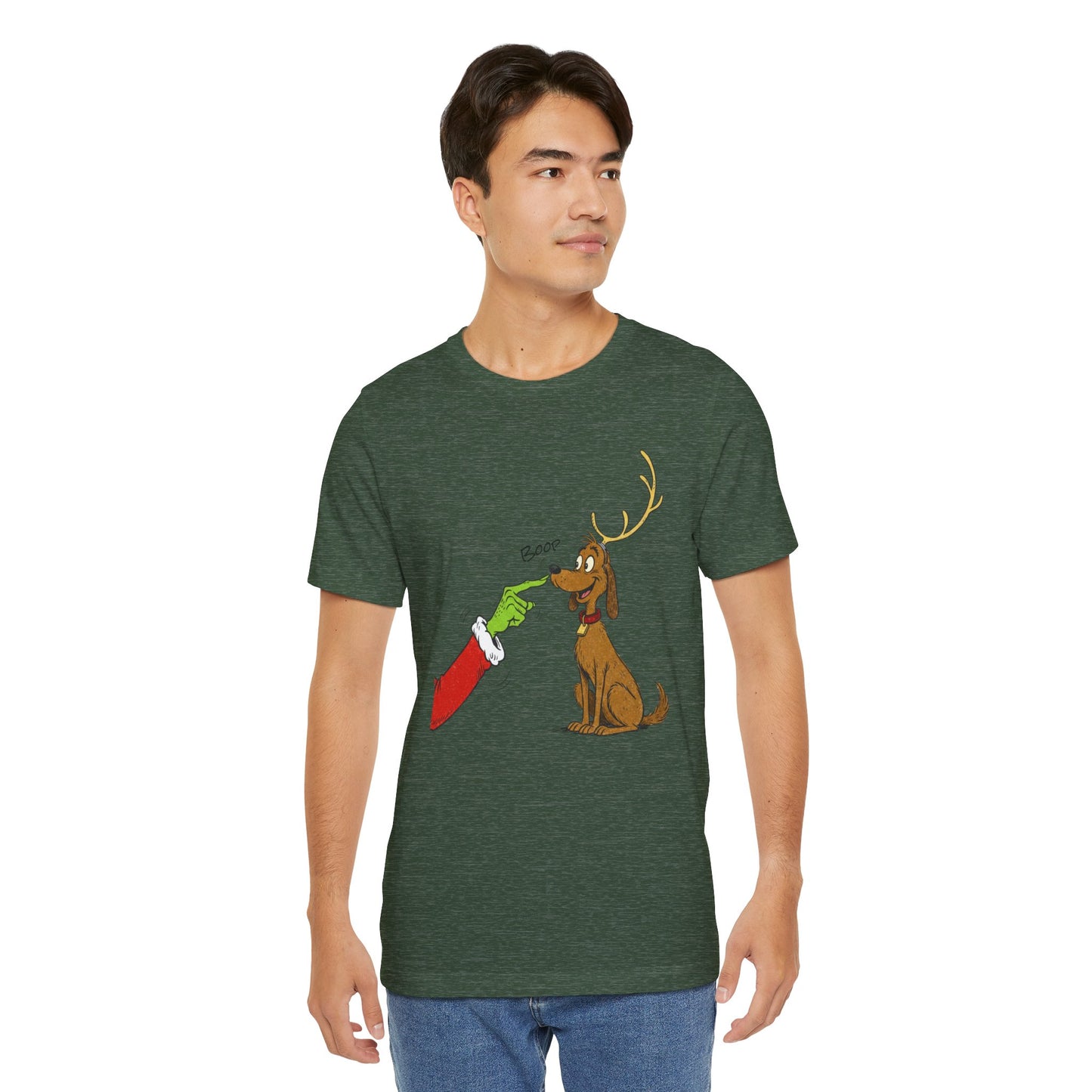 Grinch Boop Unisex Jersey Short Sleeve Tee