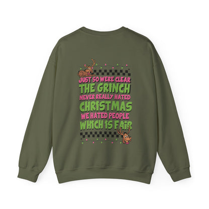 Grinch Crewneck Sweatshirt
