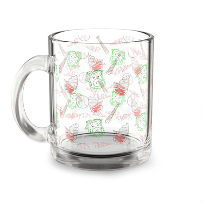 Phillies Glass Mug, 10oz