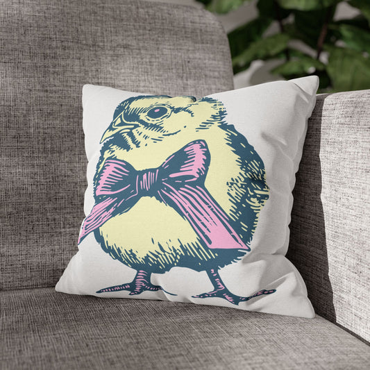 Easter Chick Throw Pillow
