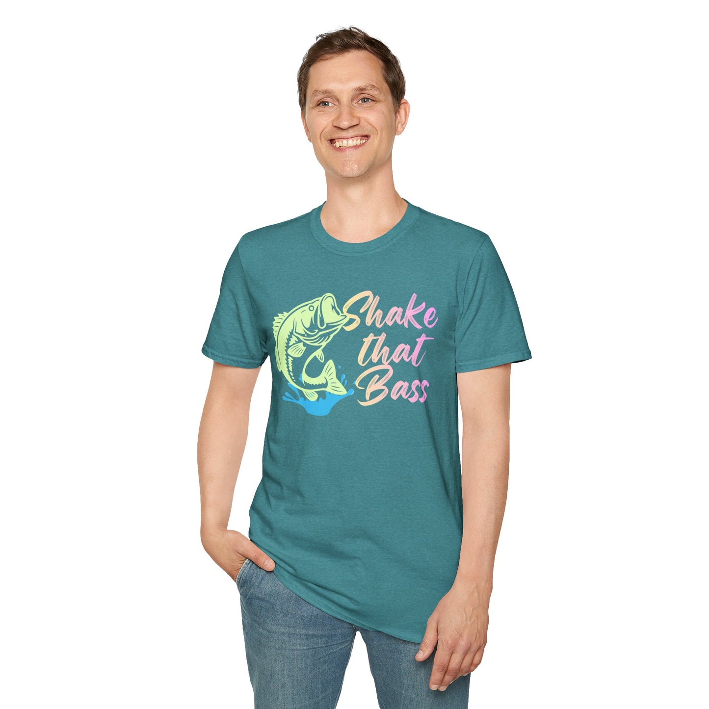 Shake That Bass Neon Gradient T-Shirt
