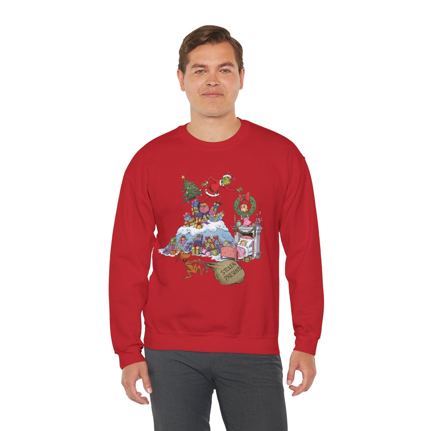 Grinch Presents Unisex Heavy Blend™ Crewneck Sweatshirt