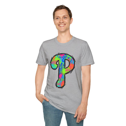 80s Funky 'P' Retro T-Shirt
