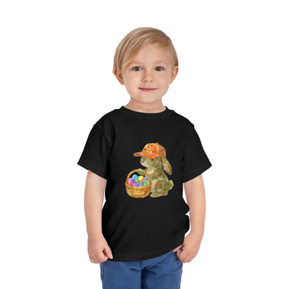 Camo Easter Bunny "Egg Hunter" Toddler Tee