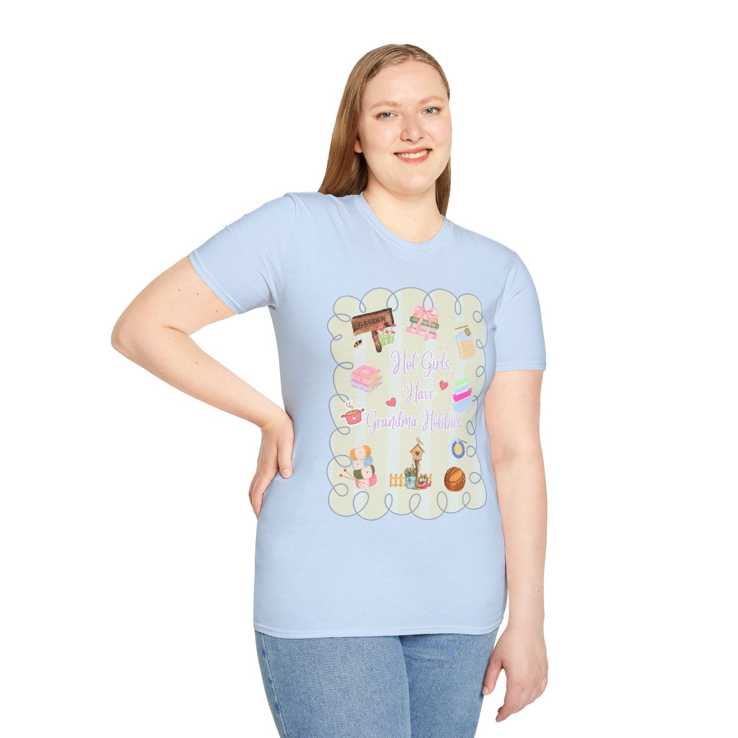 Hot Girls Grandma Hobbies T-Shirt