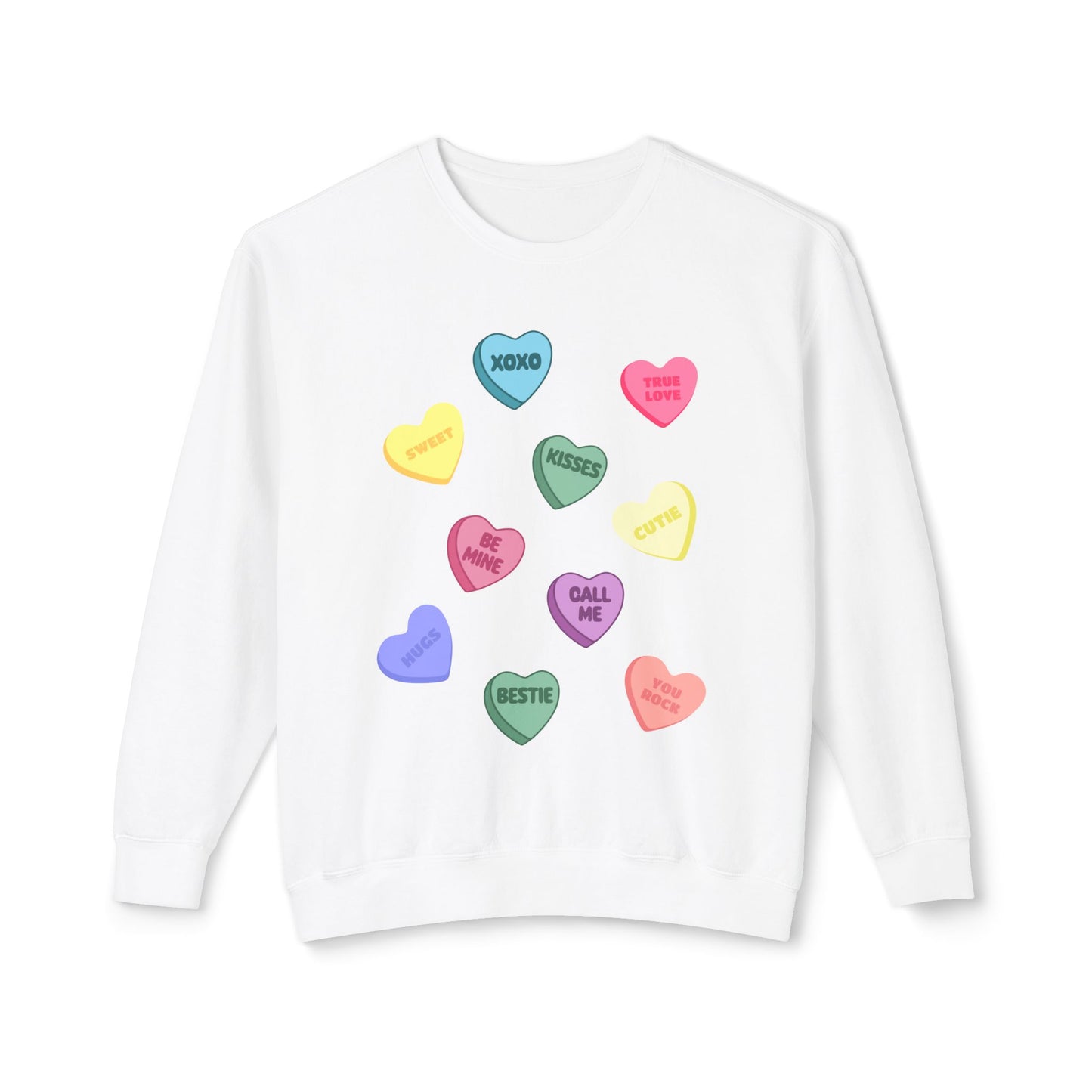 Candy Heart Crewneck Sweatshirt