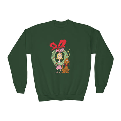 Cindy Lou Youth Crewneck Sweatshirt