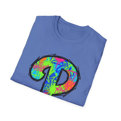 80s Funky 'P' Retro T-Shirt