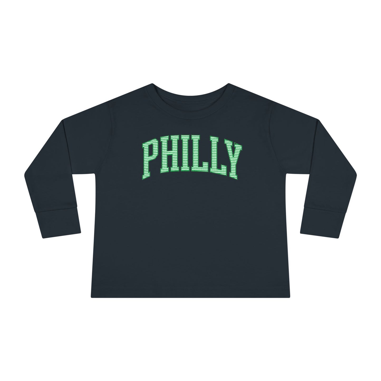 PHILLY Seersucker Toddler Long Sleeve Tee
