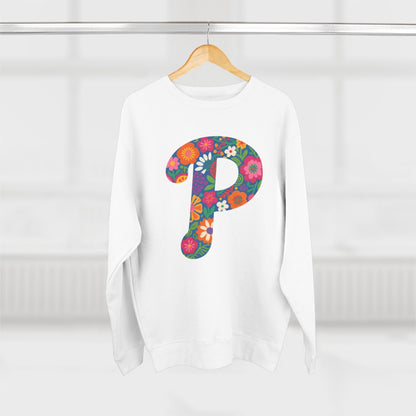 Floral  P Crewneck Sweatshirt