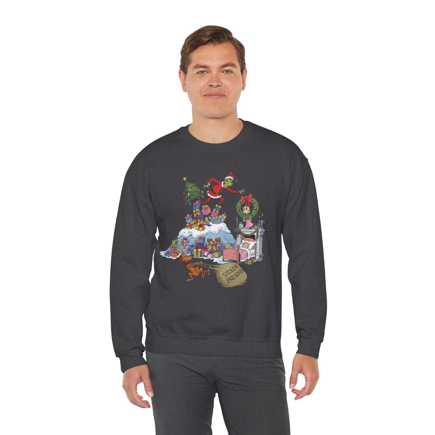 Grinch Presents Unisex Heavy Blend™ Crewneck Sweatshirt