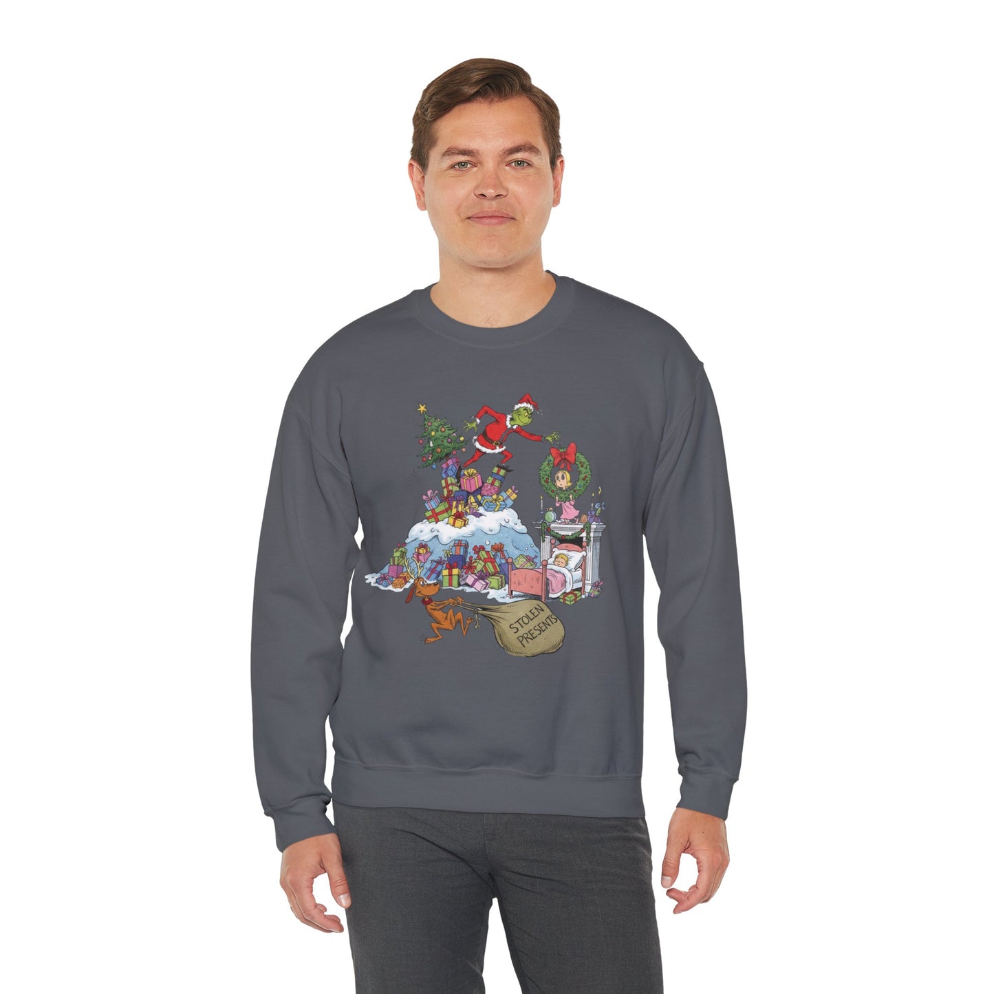 Grinch Presents Unisex Heavy Blend™ Crewneck Sweatshirt